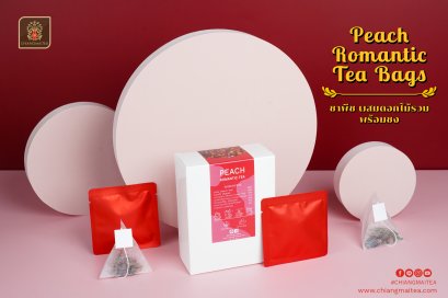 ชาพีช ผสมดอกไม้รวม พร้อมชง Peach Romantic Tea Bags