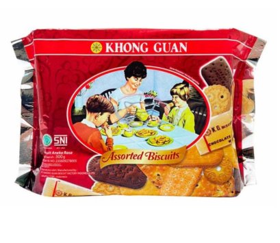 Biskuit Khong Guan Assorted , 300 gram