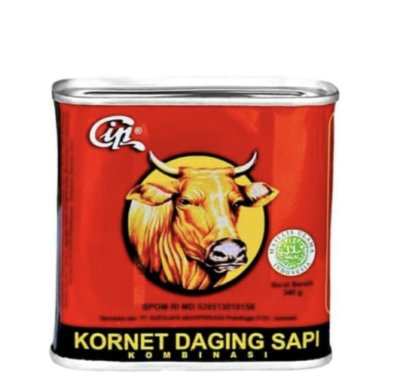 Kornet Sapi Cip / Cip Cornet Beef ,340 gram