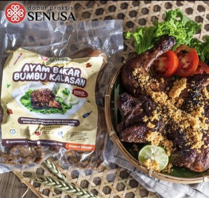Ayam Bakar / Goreng Bumbu Kalasan Empuk , 1 Ekor