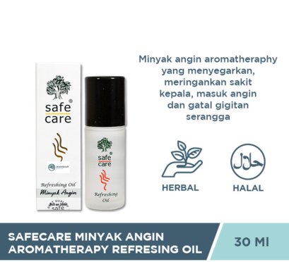Minyak Angin Safe Care Aromatherapy Refreshing Oil , 30 ml