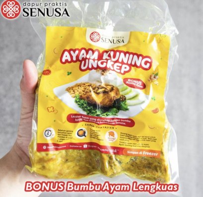 Ayam Bumbu Kuning Empuk Siap Goreng , 1 Ekor