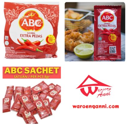 Saos Sambal ABC Extra Pedas Sachet Travel Pack