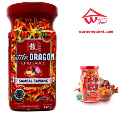 Sambal Bawang Botol Little Dragon / Onion Chilli Spicy , 110 gram