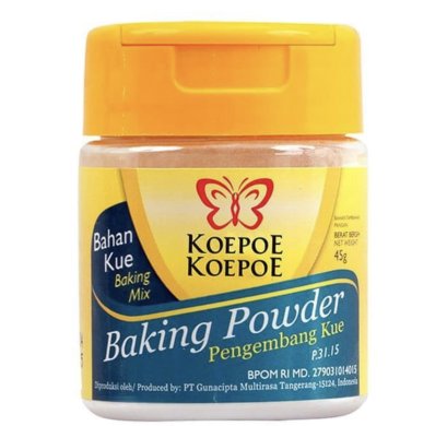 Baking Powder Koepoe Koepoe , 45 gram