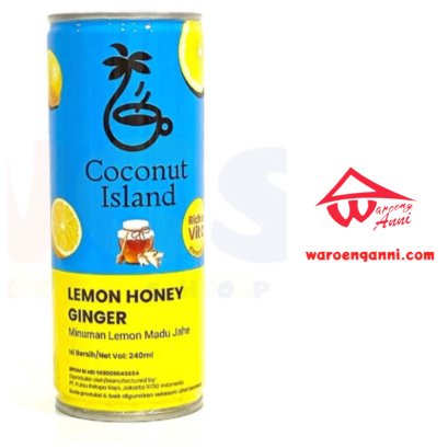Coconut Island Lemon Honey Ginger Drink ,240 ml