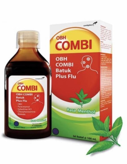OBH Combi Batuk Plus Flu Menthol 100 Ml