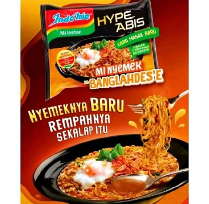 Indomie Hype Abis Mi Nyemek Bangladesh Kari 80 gram