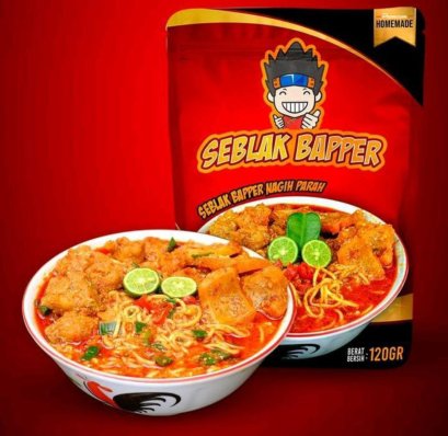 Seblak Bapper Extra Yellow Noodles 120 grams