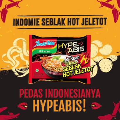 Indomie Kuah Rasa Seblak Hot Jeletot 75 gram