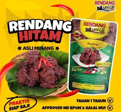 Rendang Sapi Uni Lili Padang