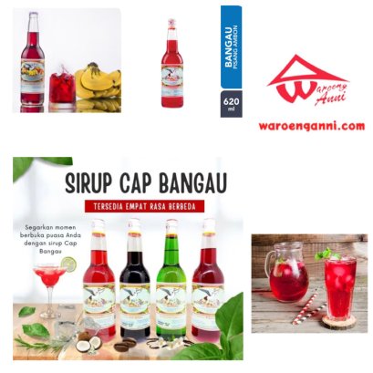 Sirup Cap Bangau rasa pisang ambon 620 ml / Bangau Banana Ambon Syrup