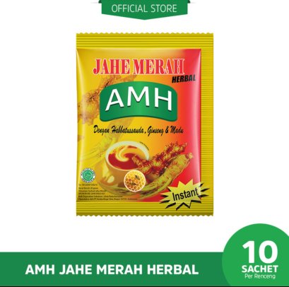 AMH Jahe Merah Herbal Super Habbatussauda 10 sachet
