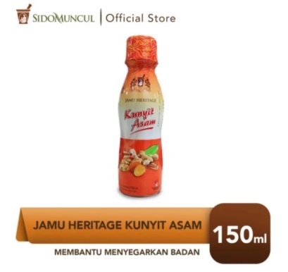 Indonesia Kunyit Asam Jamu Heritage Sido Muncul 150 ml