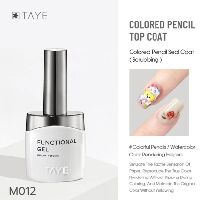 M012   COLORED PENCIL TOP COAT   TAYE