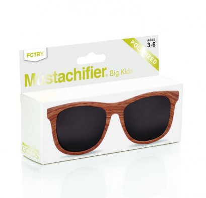 Mustachifier Tortoise Sunglasses แว่นกันแดดลายไม้