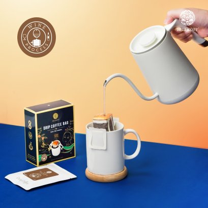 กาแฟดริป Coffee Drip Thai Arabica - Wine Process 10 g x 5 Bags