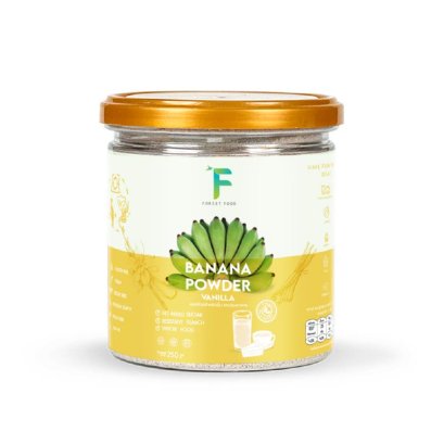 HK : Banana Powder Vanila 250 g.