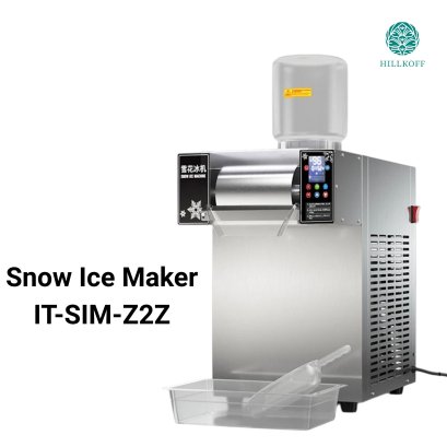 เครื่องทำน้ำแข็งบิงซู Snow Ice Maker IT-SIM-Z2Z 1200W Drum 10" with Auto Clean