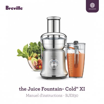 Breville BJE830 | The Juice Fountain Cold XL เครื่องสกัดน้ำผักผลไม้แยกกาก