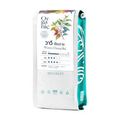 Organic Wawee Arabica coffee Chiang Rai เมล็ดกาแฟคั่วอราบิก้า 100% ดอยวาวี จ.เชียงราย Single Origin ขนาด 250 g