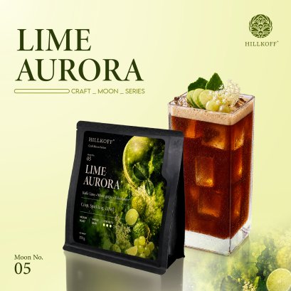 เมล็ดกาแฟ Moon Series Special Coffee เมล็ดกาแฟอาราบิก้า กาแฟรสชาติพิเศษ Lime Aurora 150g