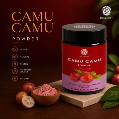 ผงคามูคามู 100% Camu Camu Powder ผงผลไม้ ผงผัก เพื่อสุขภาพ ขนาด 100 กรัม
