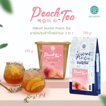 Peach Tea Instant (Korea Peach Tea)  ชาพีชเกาหลีปรุงสำเร็จชนิดผง ชาพีช 3in1