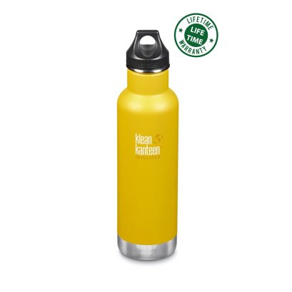 Klean Kanteen 20 oz. Vacuum Insulated Classic Lemon Curry