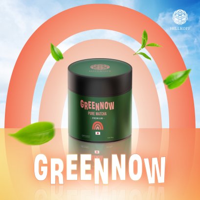 Greennow Pure Matcha เกรด Premium มัทฉะบริสุทธิ์ ชาเขียวมัทฉะ พรีเมี่ยม แท้ 100%