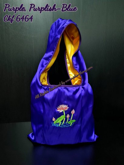 ย่ามพระ ปักลาย (สีพระราชทาน/ สีเหลืองทอง)(copy)(copy)