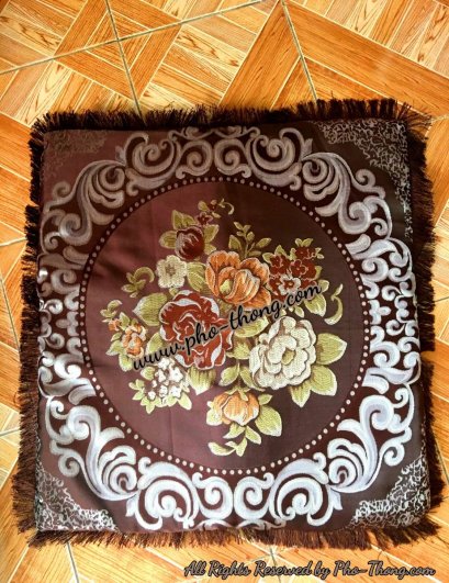 อาสนะลายผ้าหลุยส์ (รุ่นใหม่) ** อย่างดี เกรดAAA **(copy)(copy)