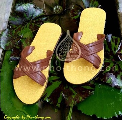 รองเท้าแตะหนีบ (เหลือง-น้ำตาล)(copy)