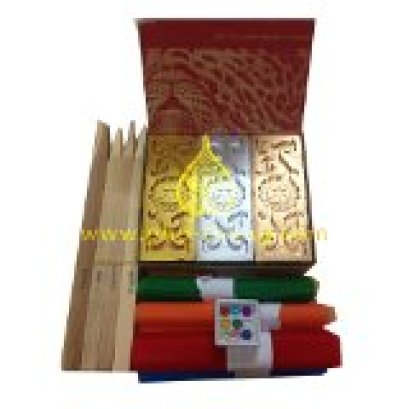 ชุดตั้งพิธีเสาเอก (ชุดยกเสาเอก) ชุดใหญ่ครบชุด