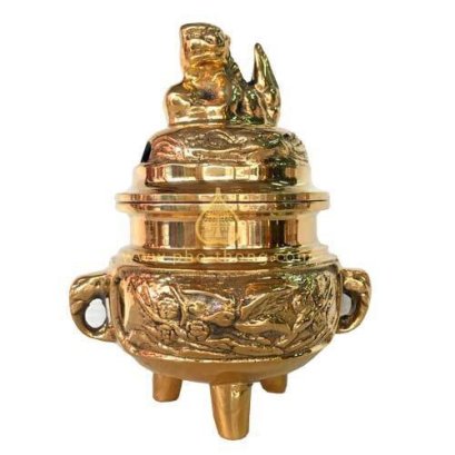 โถกำยาน (ทองเหลือง) ทิเบต