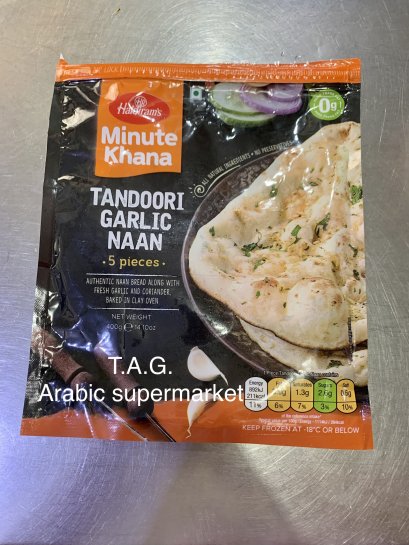 Tandoori Garlic naan 5 pcs