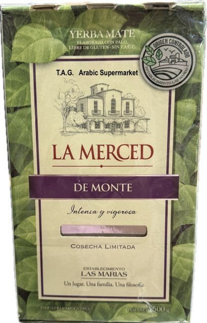 La merced de monte yerba mate 500g