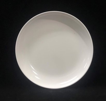 จานกลมทรงใบบัว 8.5 นิ้ว