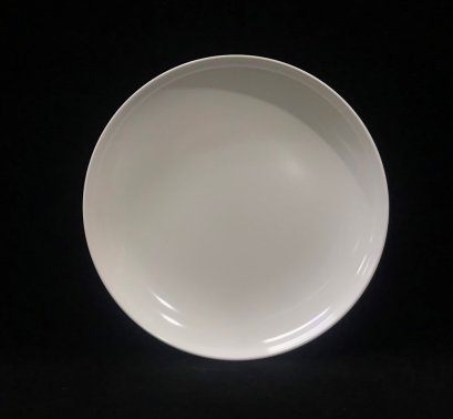 จานกลมทรงใบบัว 7.5 นิ้ว