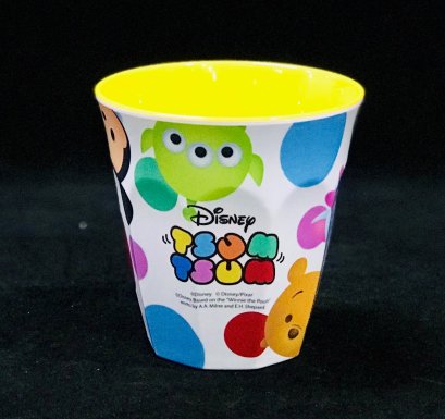 แก้วน้ำ 3.5&quot; (ลายทีซูมซูม สีเหลือง)