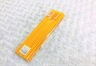 ตะเกียบ 10.5&quot; สีเหลืองลายจึน