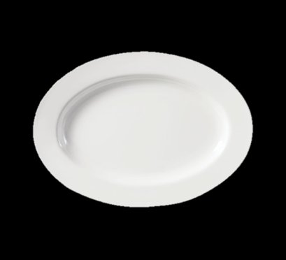 จานเปลทรงตื้น 10 นิ้ว