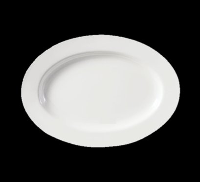 จานทรงตื้น 11 นิ้ว