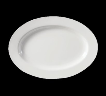 จานเปลทรงตื้น 12 นิ้ว