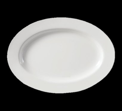 จานเปลทรงตื้น 14 นิ้ว