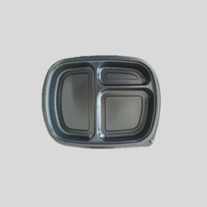 กล่องข้าวเหลี่ยม 3 ช่อง