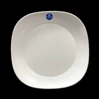 จานสี่เหลี่ยมมุมมน 10 นิ้ว