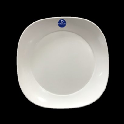 จานสี่เหลี่ยมมุมมน 9 นิ้ว