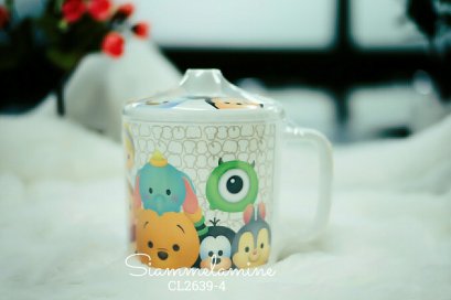 ชุดแก้วน้ำมีหูพร้อมฝา 4 นิ้ว