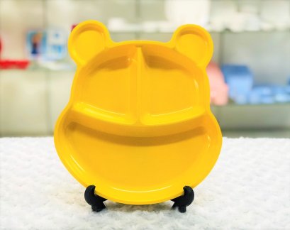 ถาดหลุมหน้าหมี 3 ช่อง 9.5 นิ้ว